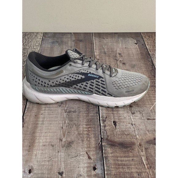 Brooks Womens Adrenaline GTS 21 1203291D061 Gray Sneakers Sz 9.5D Missng Insoles - Picture 9 of 12